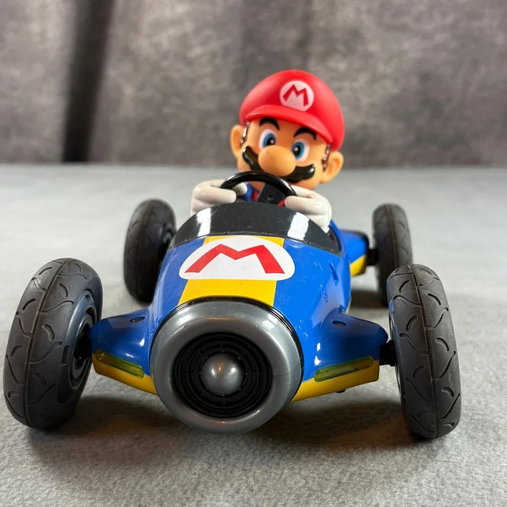 Nintendo Mario Kart 8 Carrera RC Mach‎ 8 Mario Racing Car Blue Yellow 2.4GHz